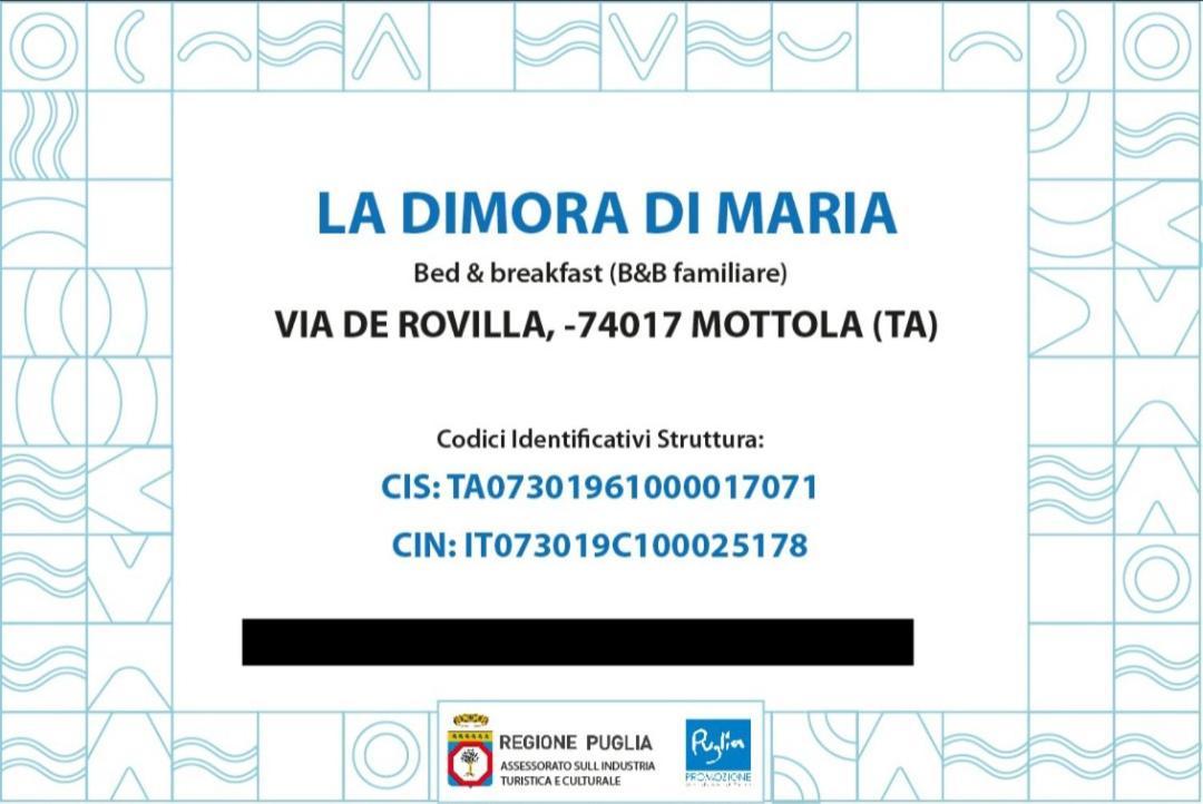 La Dimora Di Maria